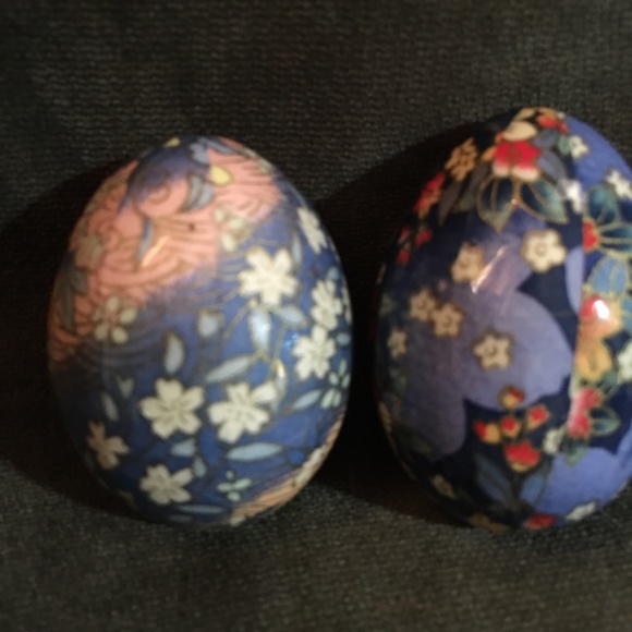 Set 3 decorative eggs - Picture 2 of 4